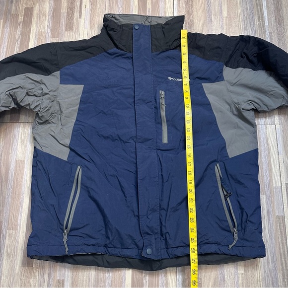 Columbia Omni-Shield Insulated Waterproof Coat in Navy/Black/Gray Men’s XL - Picture 12 of 12